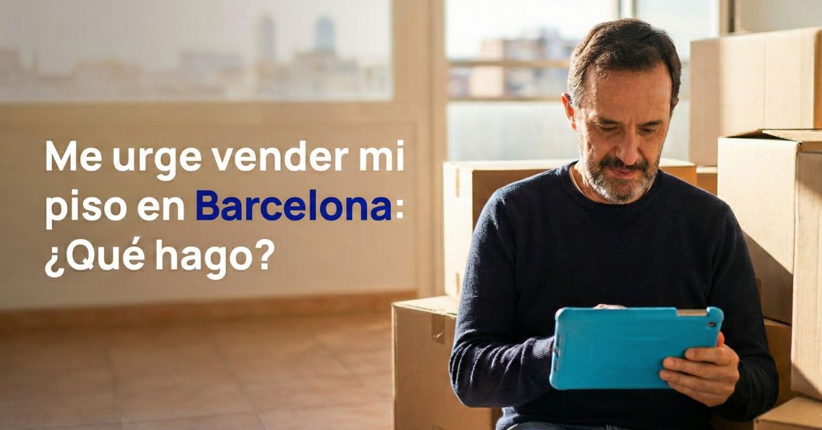 Me urge vender mi piso en Barcelona: Estrategias para una venta rápida en 2026