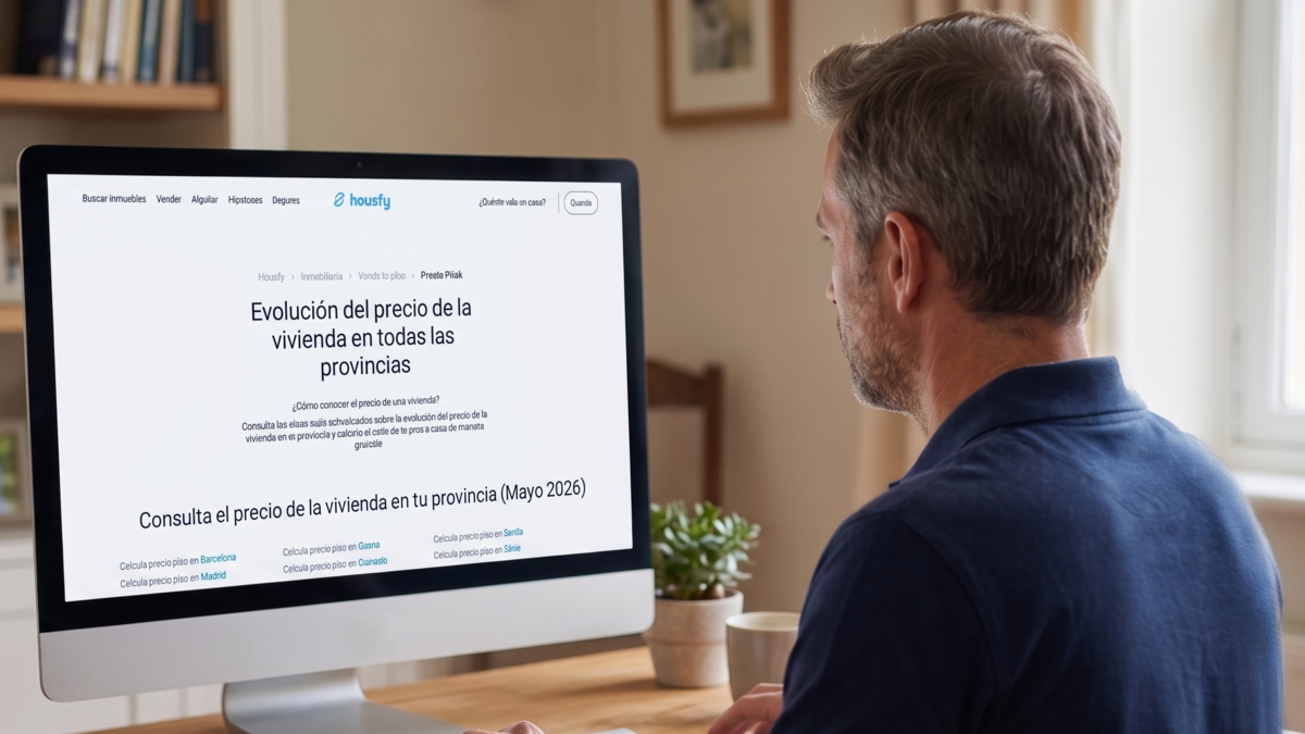 Evolución del precio de la vivienda en España en abril de 2026