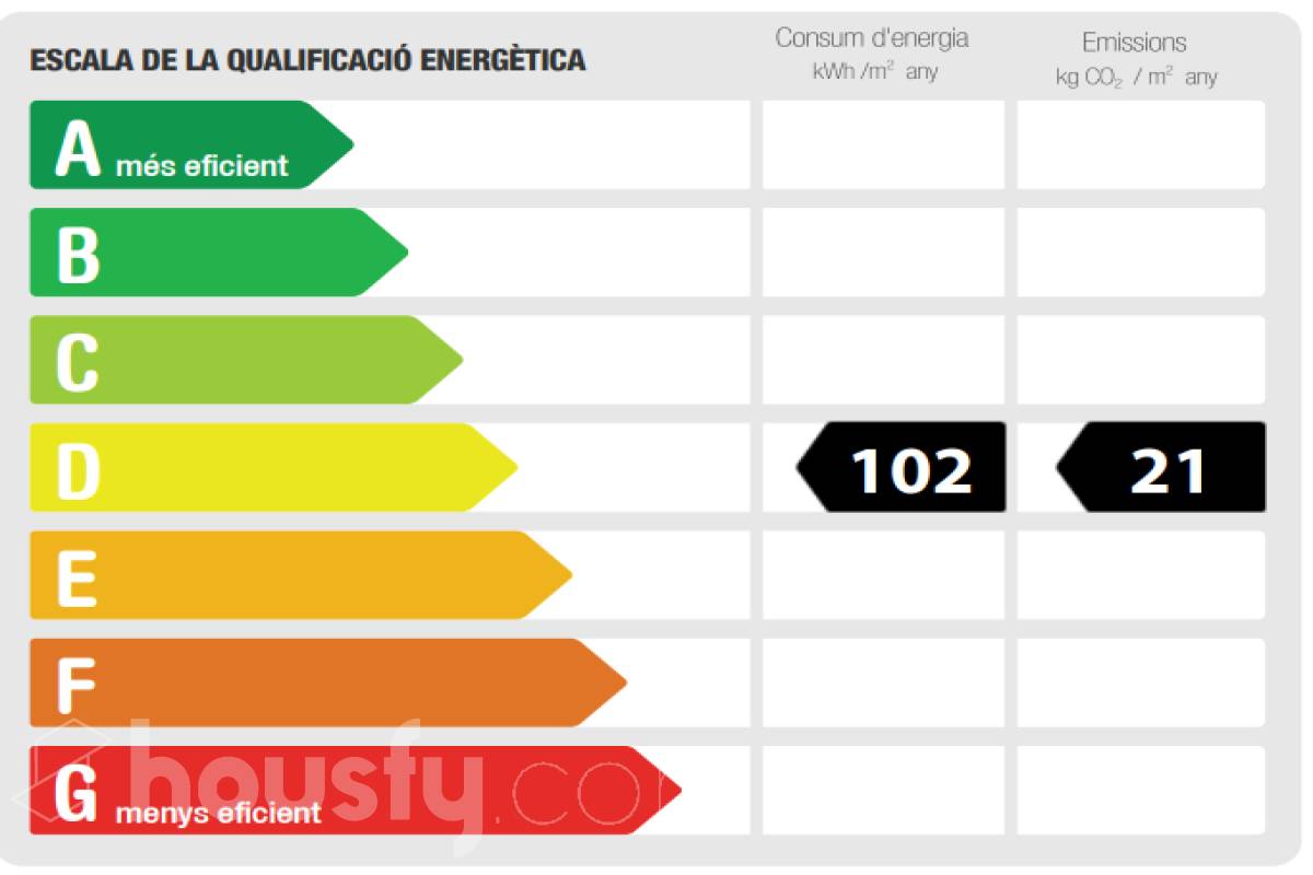 Piso en venta en Calle Valencia, Eixample, Barcelona-certificado-energetico